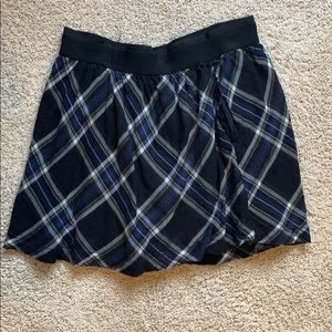 Plaid mini skirt